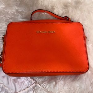 Michael Kors Jet Set Saffiano Leather Crossbody